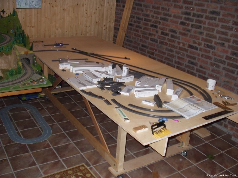 Neue Anlage. Erster Probeaufbau